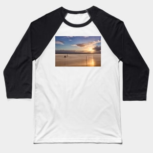 Moonrise on Dicky Beach Baseball T-Shirt